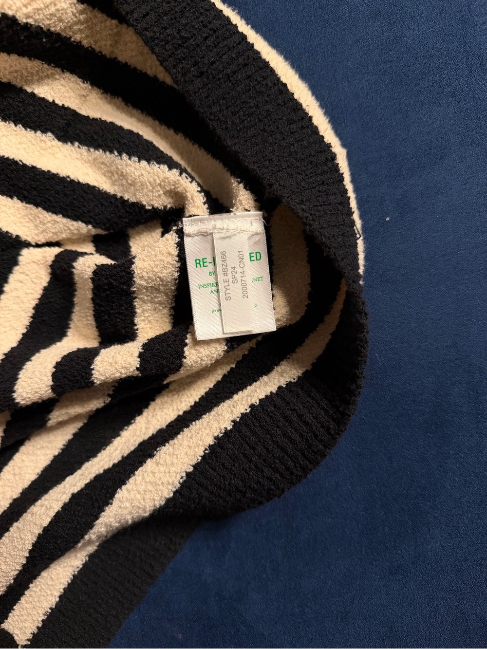 J. CREW Odette Sweater Lady Jacket in Striped Bouclé - Picture 8 of 8